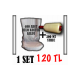 NAYLON KOLTUK POŞETİ 1 SET