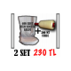 NAYLON KOLTUK POŞETİ 2 SET